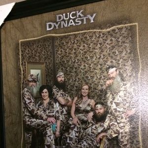 DUCK DYNASTY,, FRAMED ART